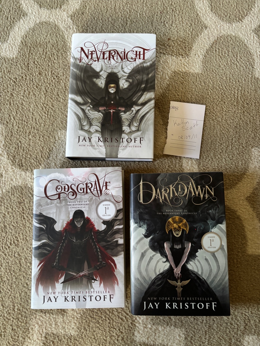 Nevernight Chronicles by Jay Kristoff